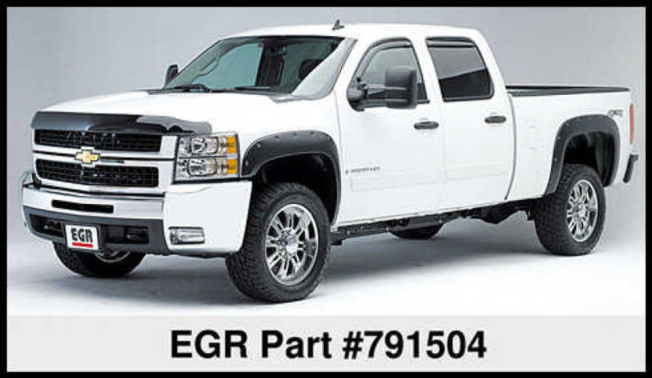 EGR 07-13 Chev Silverado 6-8ft Bed Bolt-On Look Fender Flares - Set - 791504
