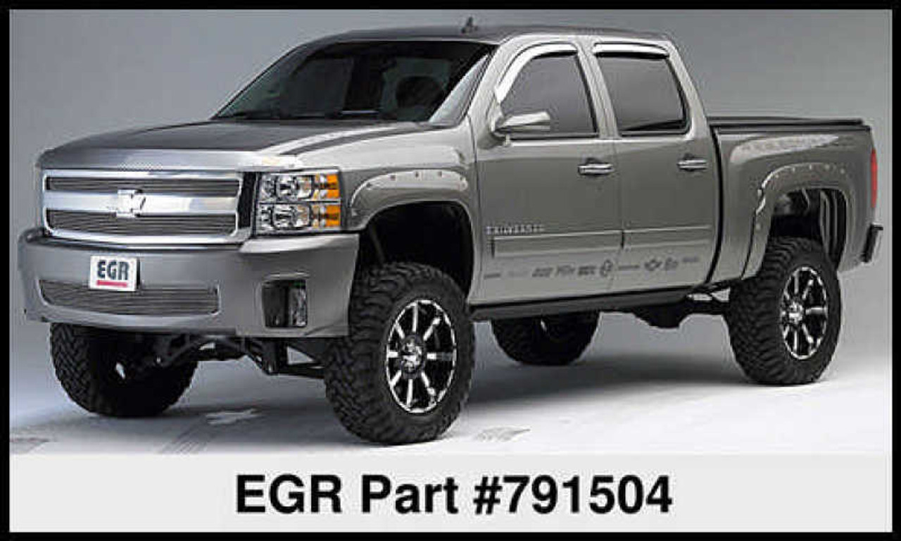 EGR 07-13 Chev Silverado 6-8ft Bed Bolt-On Look Fender Flares - Set - 791504