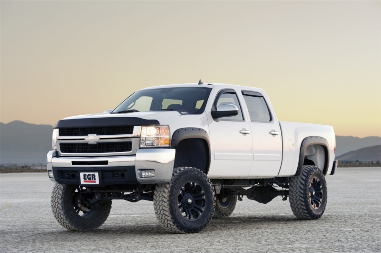 EGR 07-13 Chev Silverado 6-8ft Bed Bolt-On Look Fender Flares - Set - Matte - 791505