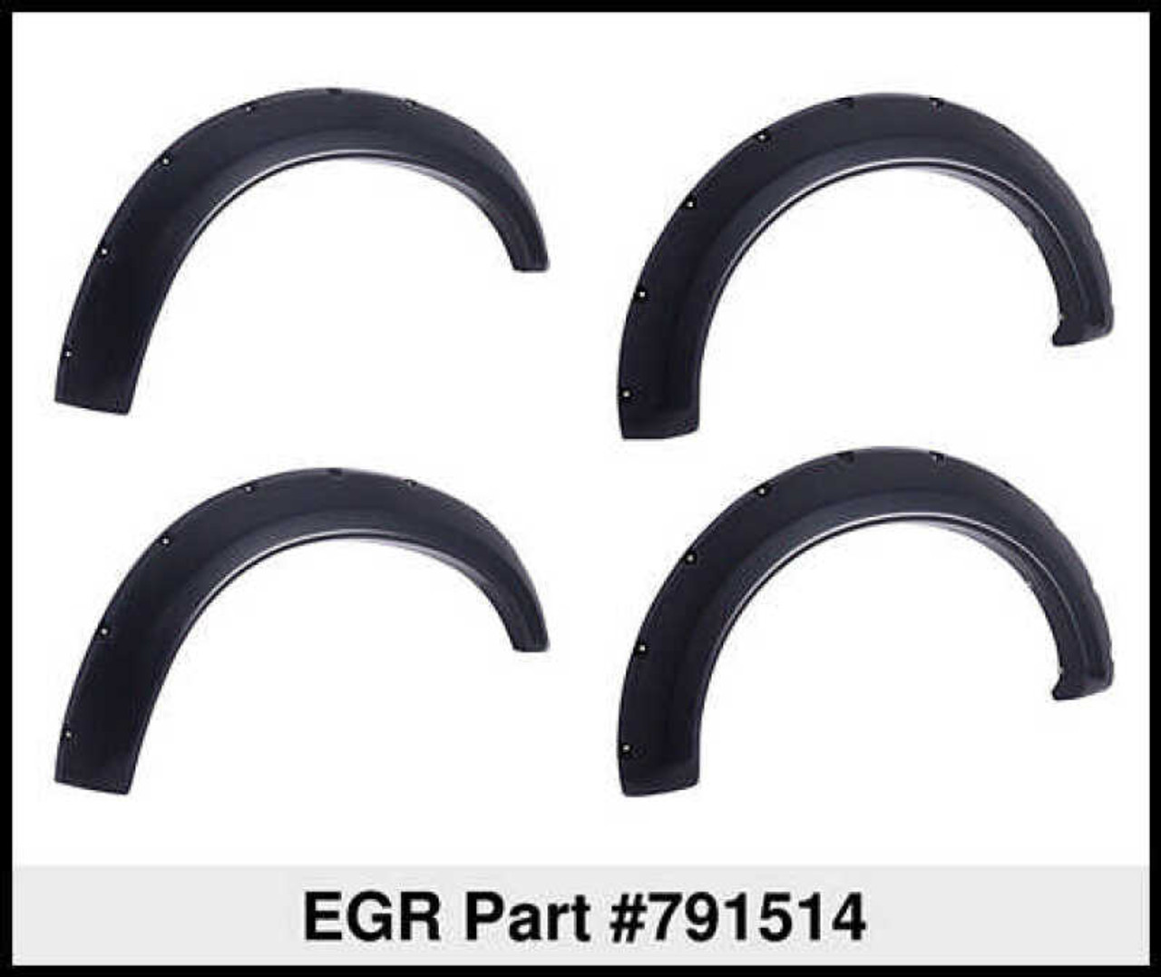 EGR 07-13 GMC Sierra LD 6/8ft Bed Bolt-On Look Fender Flares - Set - 791514