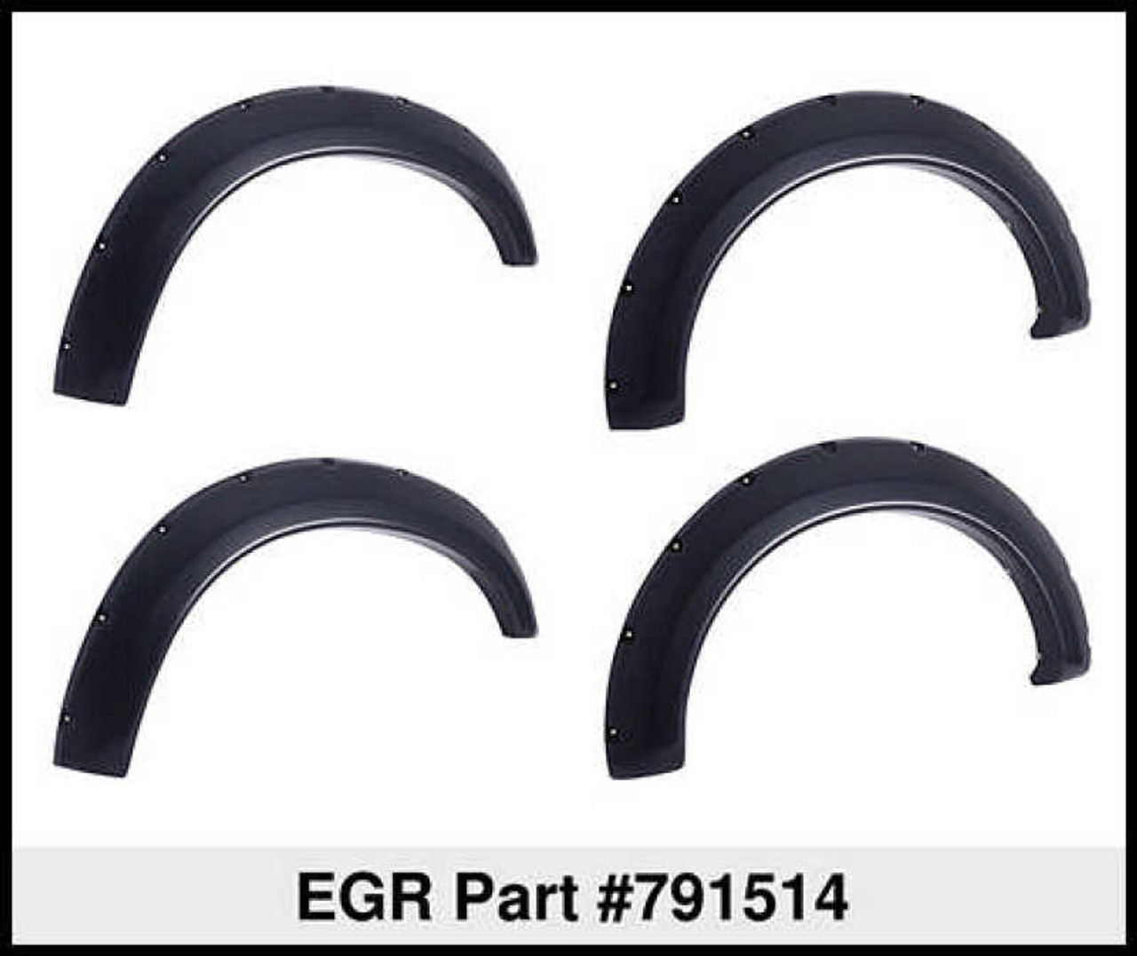 EGR 07-13 GMC Sierra LD 6/8ft Bed Bolt-On Look Fender Flares - Set - 791514