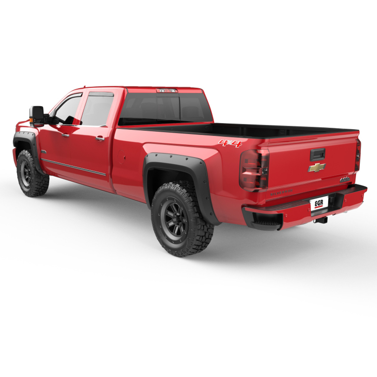 EGR 14+ Chev Silverado 6-8ft Bed Bolt-On Look Fender Flares - Set - Matte - 791575