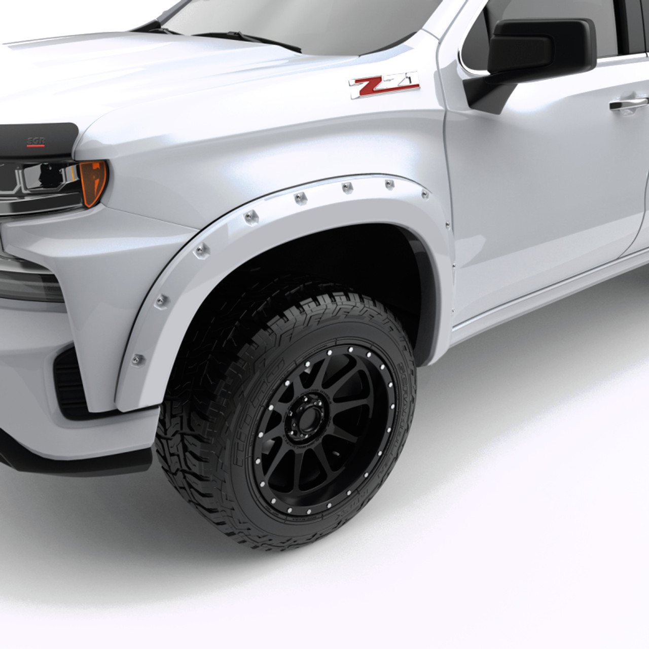 EGR 2023+ Chevrolet Silverado 1500 Bolt-On Look Fender Flares - Summit White (Set of4) - 791654-GAZ