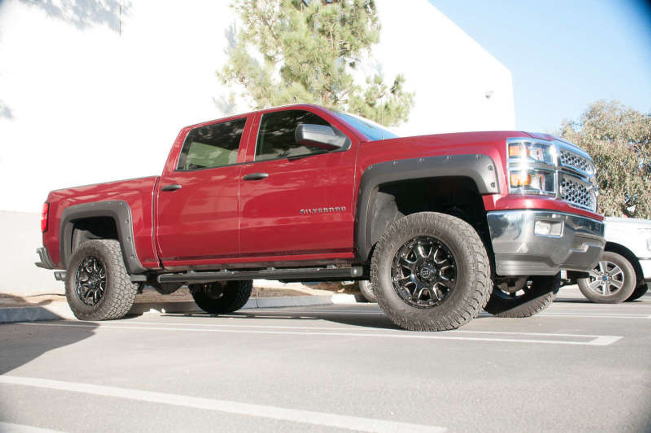 EGR 14+ Chev Silverado 5ft Bed Bolt-On Look Fender Flares - Set - Matte - 791675