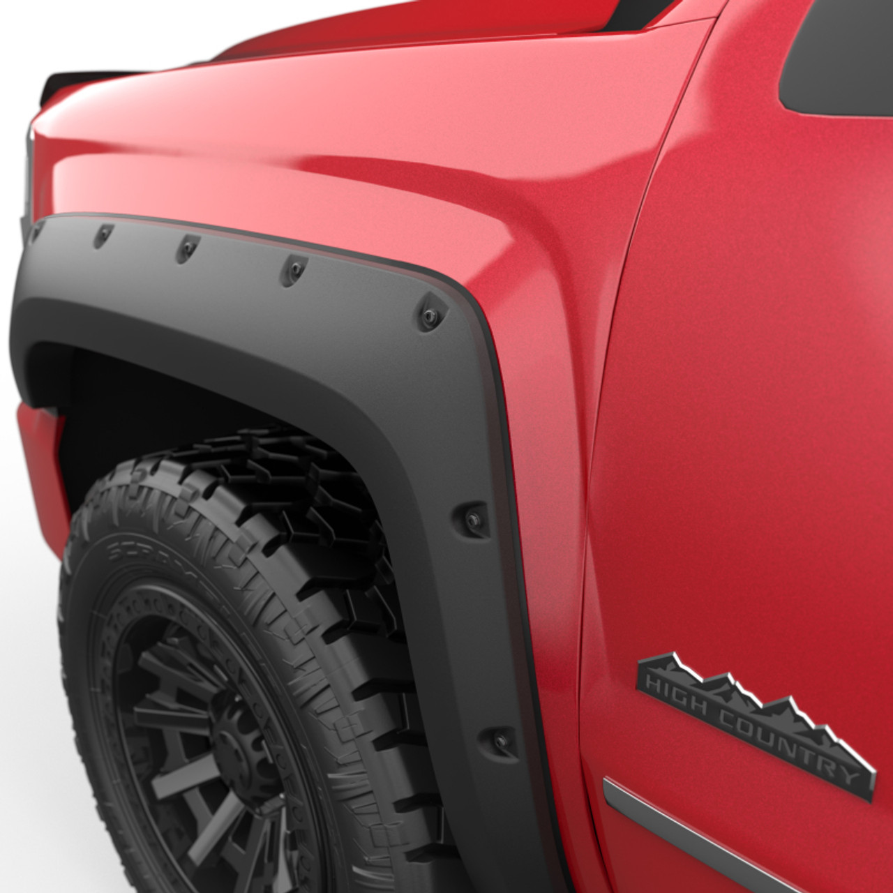 EGR 14+ Chev Silverado 5ft Bed Bolt-On Look Fender Flares - Set - Matte - 791675