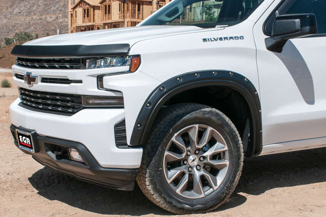 EGR 2019 Chevy 1500 Bolt-On Style Fender Flares - Set - Black - 791694