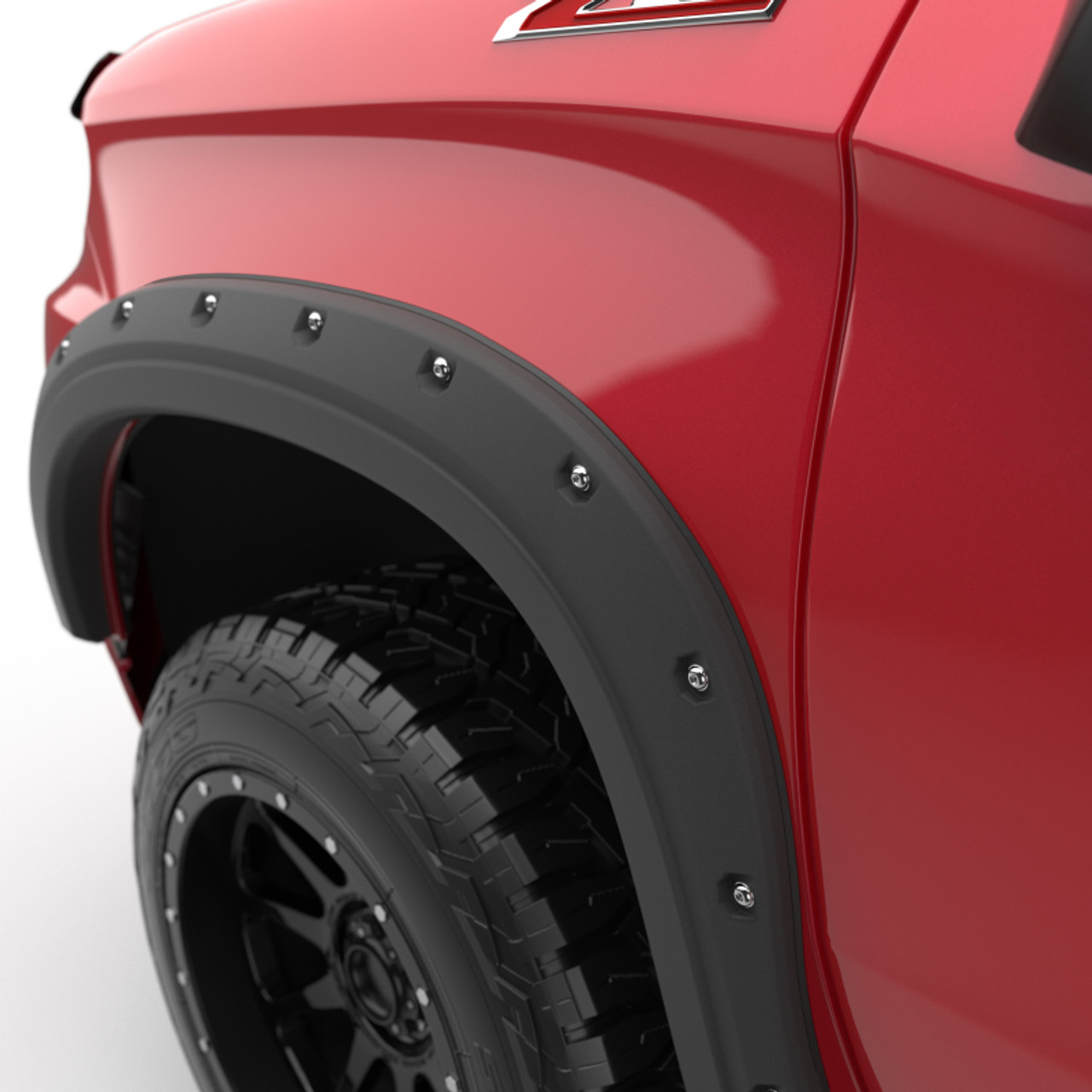 EGR 2019 Chevy 1500 Bolt-On Style Fender Flares - Set - Black - 791694