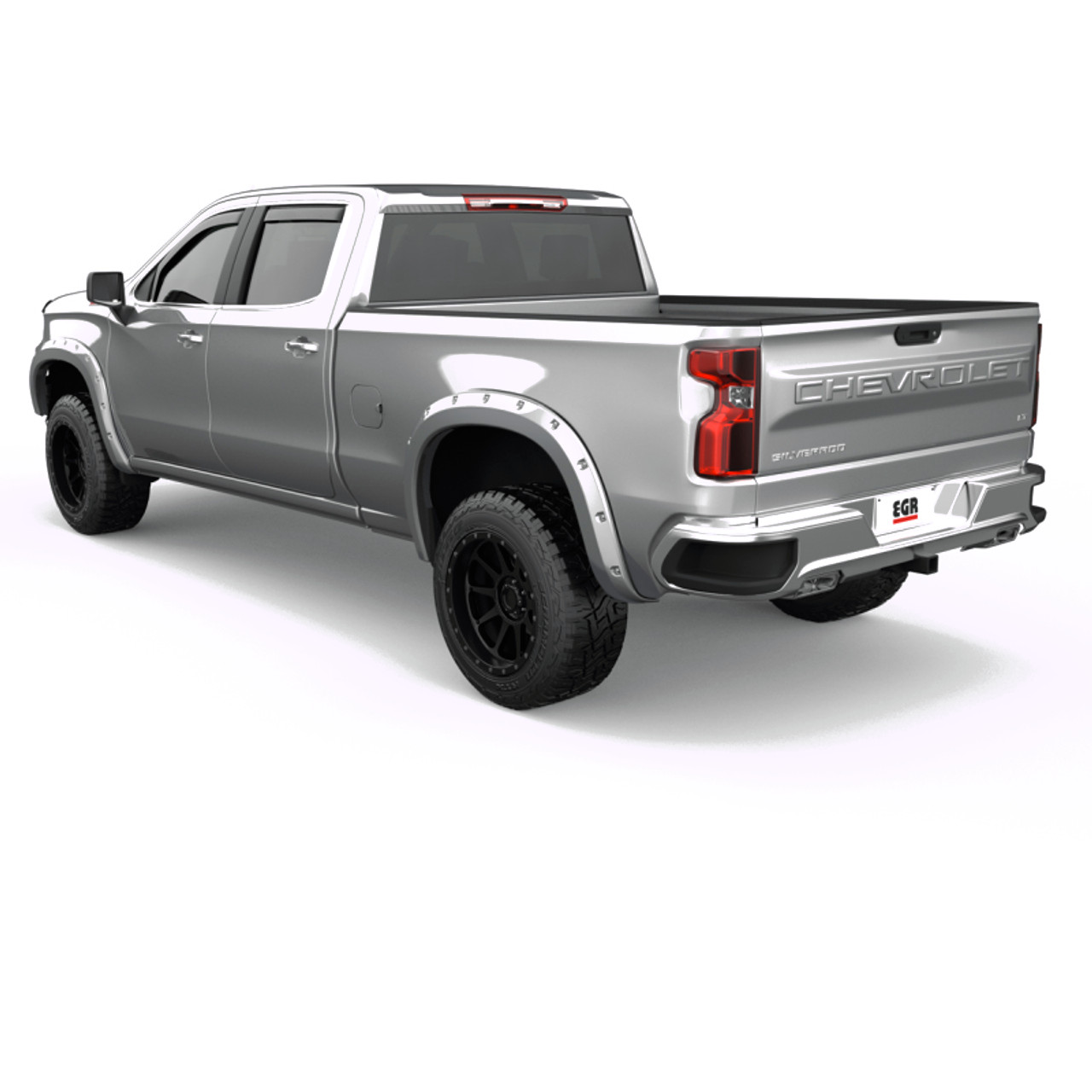 EGR 2019 Chevy 1500 Color Match Style Fender Flare - Set - Switchblade Silver - 791694-GAN
