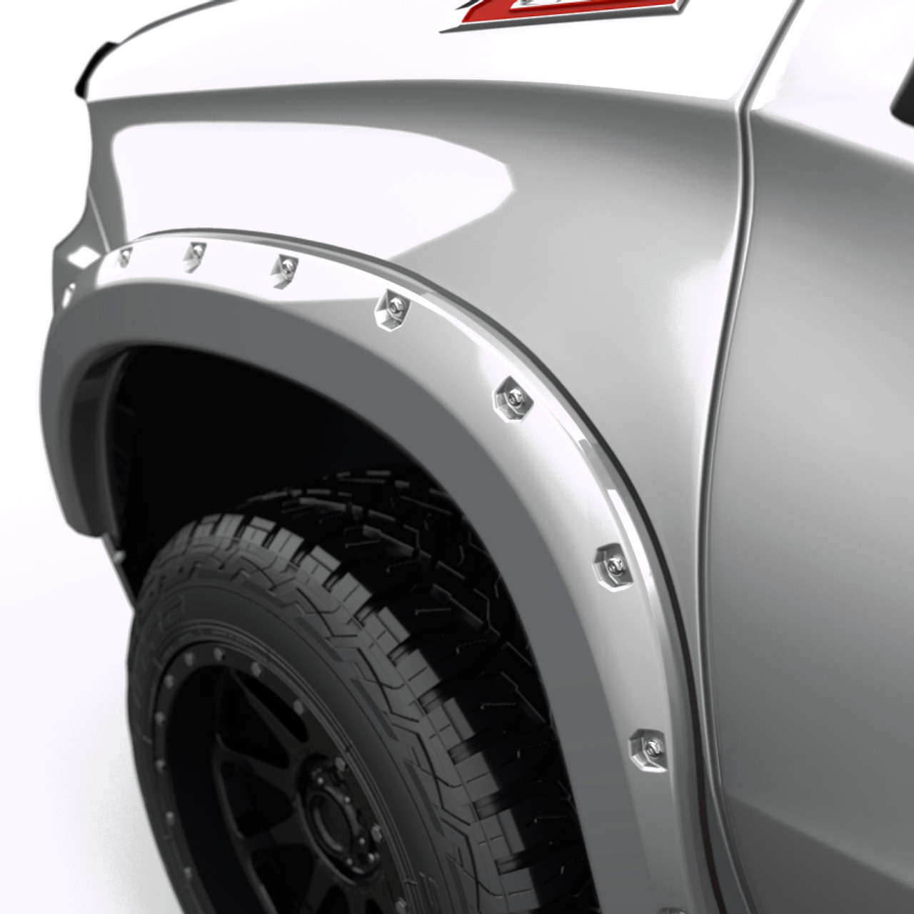 EGR 2019 Chevy 1500 Color Match Style Fender Flare - Set - Switchblade Silver - 791694-GAN