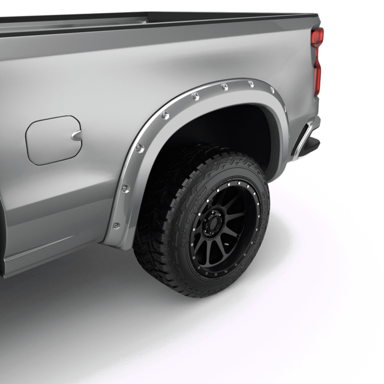 EGR 2019 Chevy 1500 Color Match Style Fender Flare - Set - Switchblade Silver - 791694-GAN