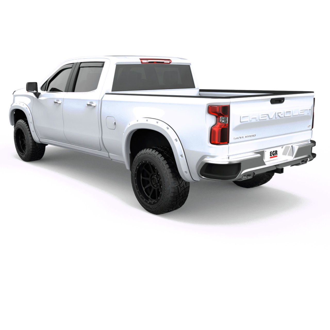 EGR 19-22 Chevrolet Silverado 1500 Summit White Traditional Bolt-On Look Fender Flares Set Of 4 - 791694-GAZ