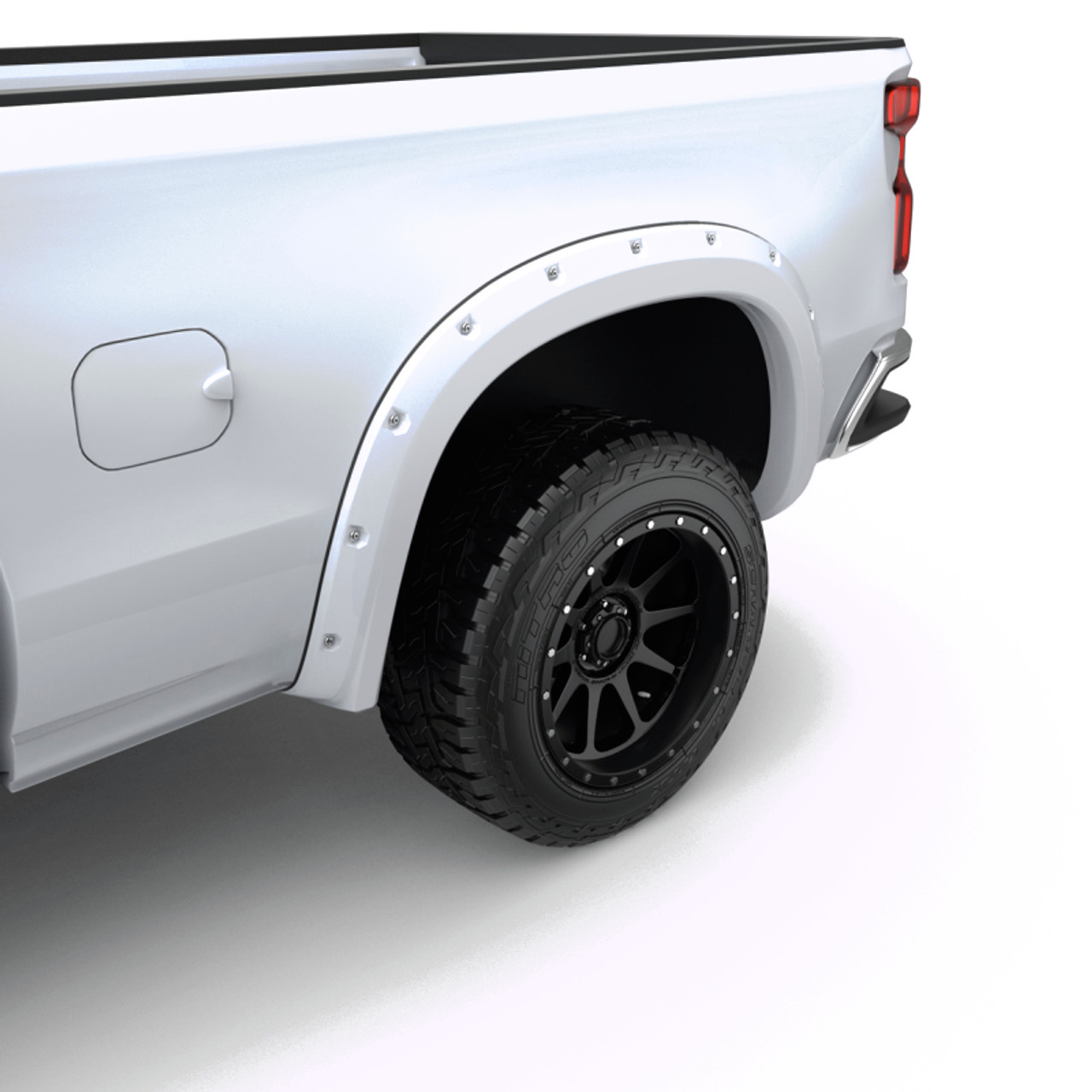 EGR 19-22 Chevrolet Silverado 1500 Summit White Traditional Bolt-On Look Fender Flares Set Of 4 - 791694-GAZ