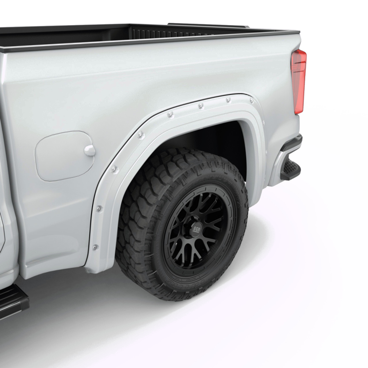 EGR 19-23 Gmc Sierra 1500 Summit Traditional Bolt-On Look Fender Flares White Set Of 4 - 791794-GAZ