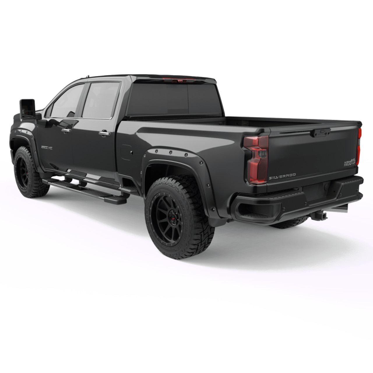 EGR 20-23 Chevrolet Silverado 2500Hd/3500Hd Traditional Bolt-On Look Fender Flares Black Set Of 4 - 791884-GBA