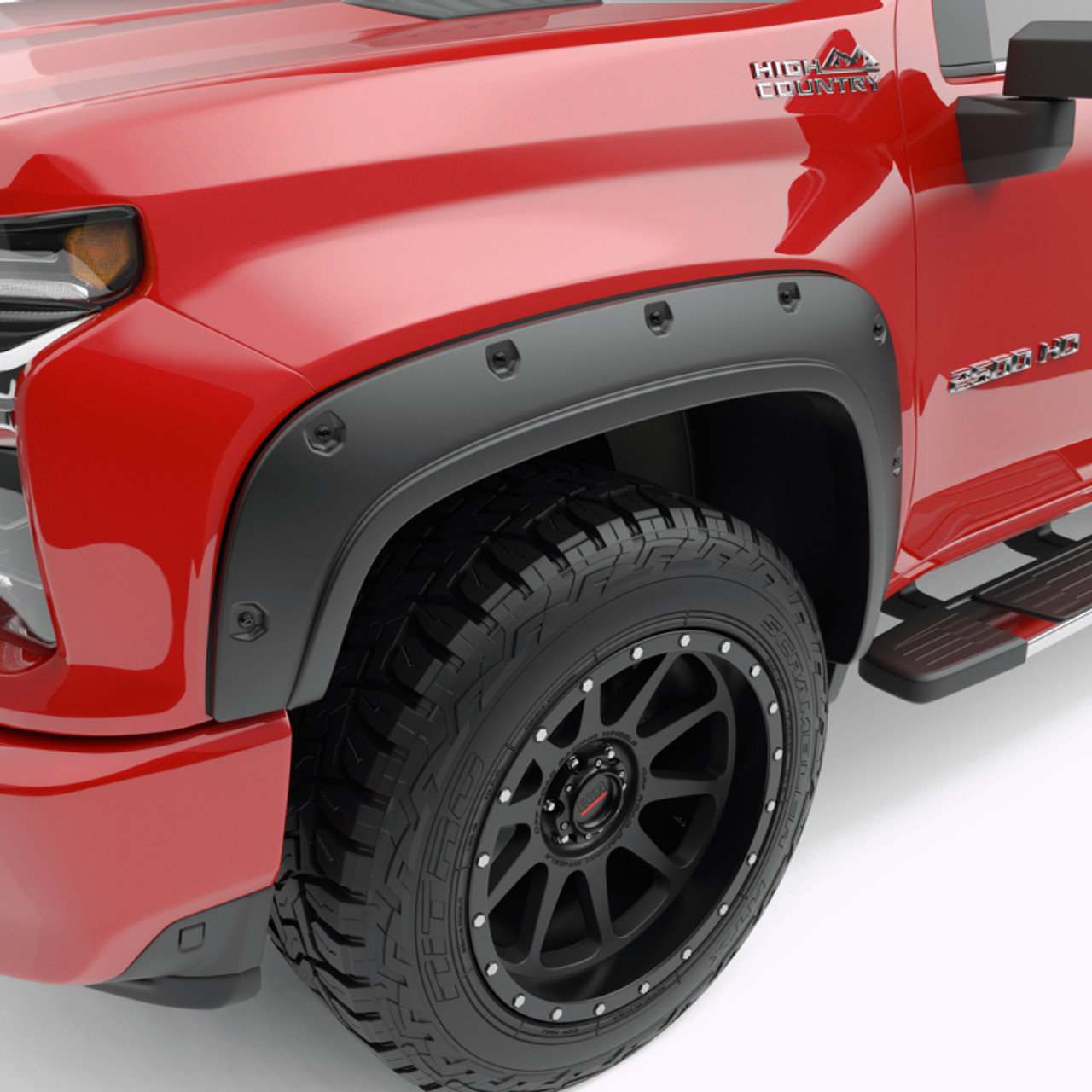 EGR 20-23 Chevrolet Silverado 2500Hd Traditional BoltOn Look Fender Flares w/Black-Out Bolt Kit Set - 791885