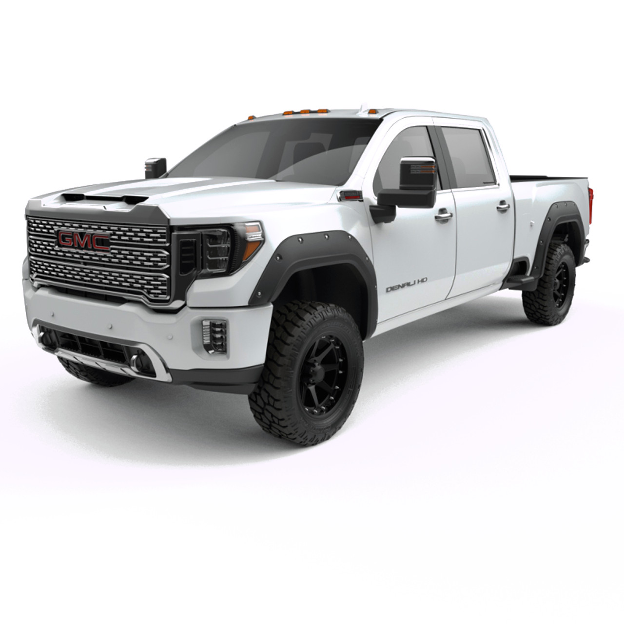 EGR 2020 GMC Sierra HD Bolt-On Style Black Fender Flare - Set - 791954