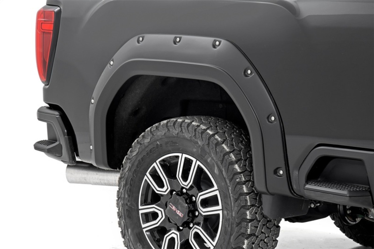 EGR 2020 GMC Sierra HD Bolt-On Style Black Fender Flare - Set - 791954
