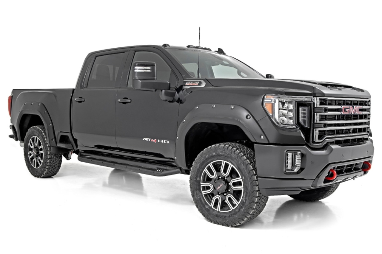 EGR 2020 GMC Sierra HD Bolt-On Style Black Fender Flare - Set - 791954