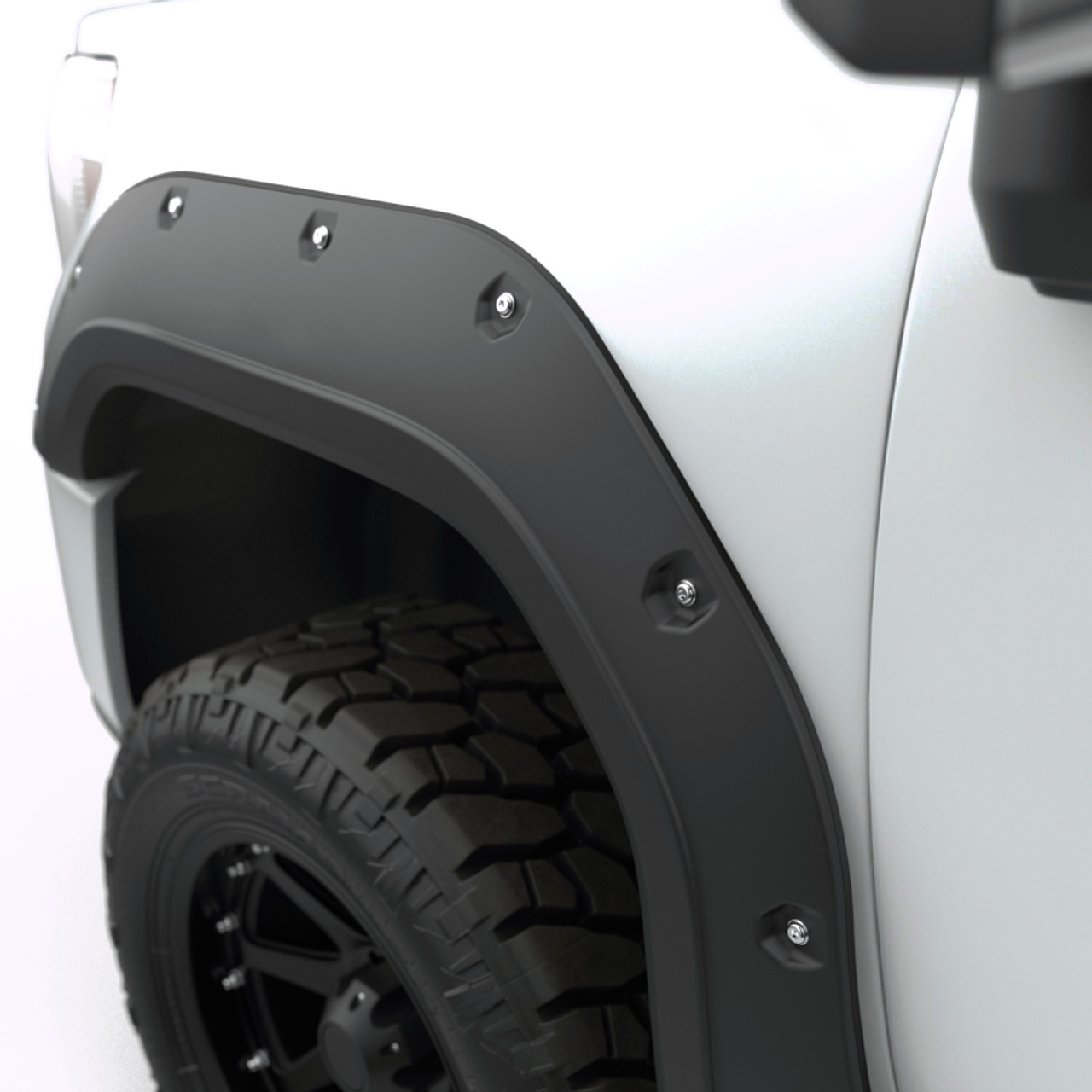 EGR 2020 GMC Sierra HD Bolt-On Style Black Fender Flare - Set - 791954
