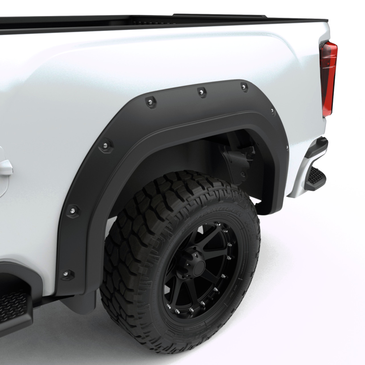 EGR 2020 GMC Sierra HD Bolt-On Style Black Fender Flare - Set - 791954