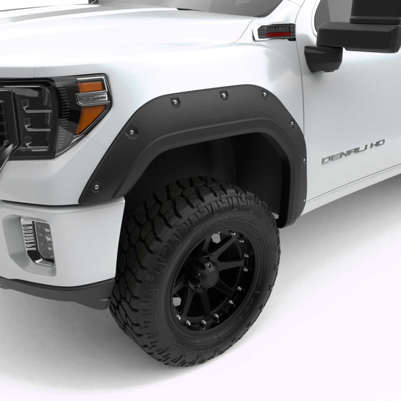 EGR 2020 GMC Sierra HD Bolt-On Style Black Fender Flare - Set - 791954