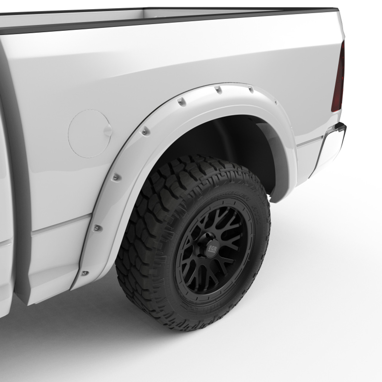 EGR 09+ Dodge Ram LD Bolt-On Look Color Match Fender Flares - Set - Bright White - 792654-PW7