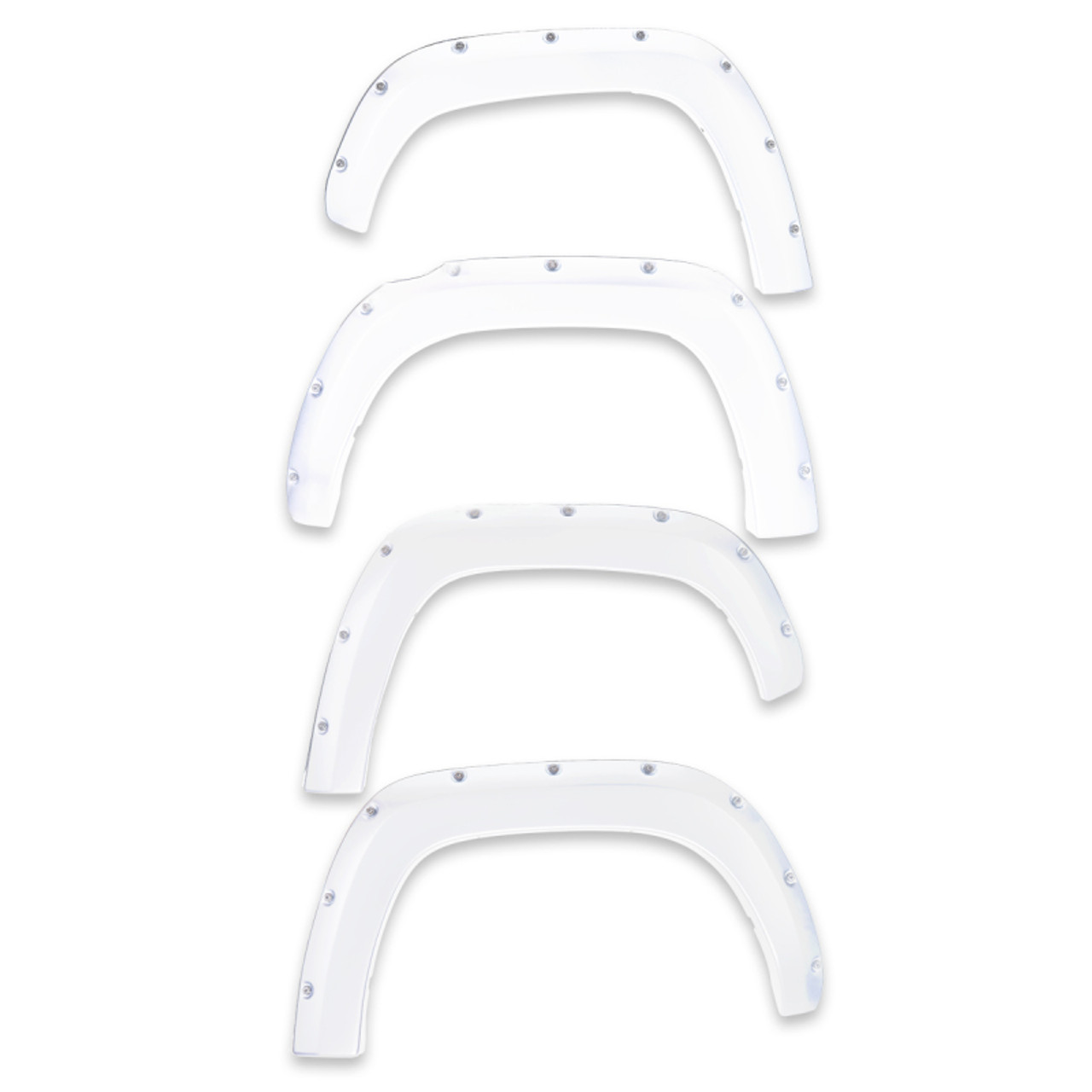 EGR 09+ Dodge Ram LD Bolt-On Look Color Match Fender Flares - Set - Bright White - 792654-PW7