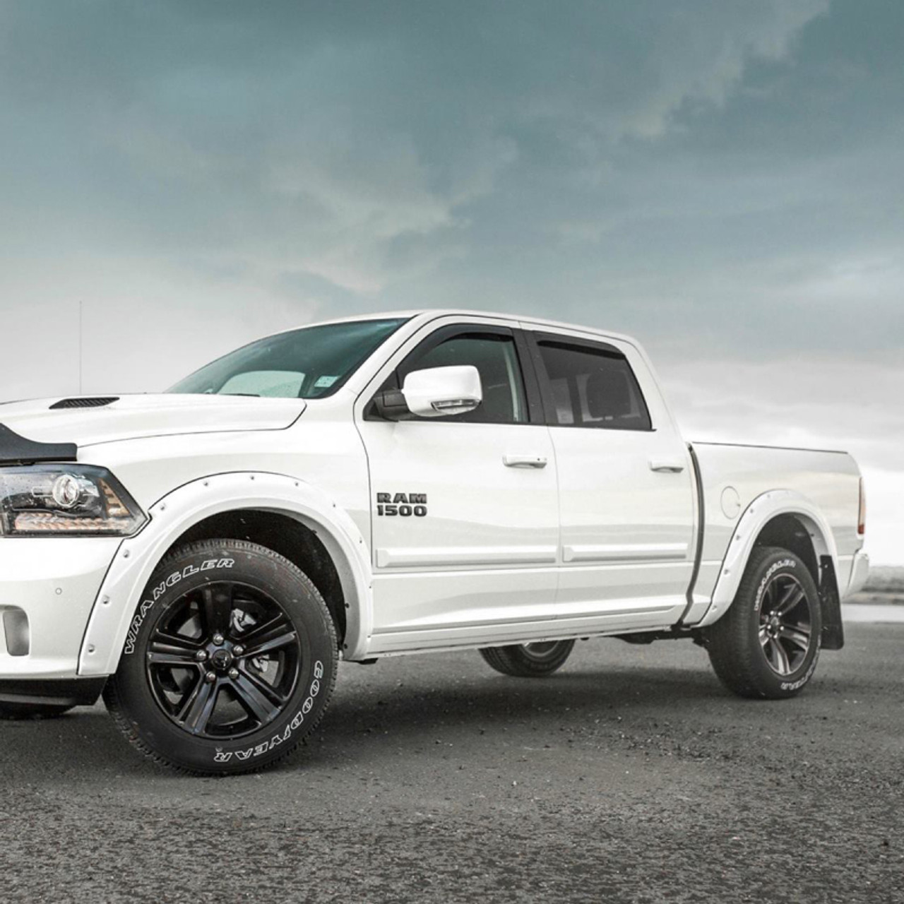 EGR 09+ Dodge Ram LD Bolt-On Look Color Match Fender Flares - Set - Bright White - 792654-PW7