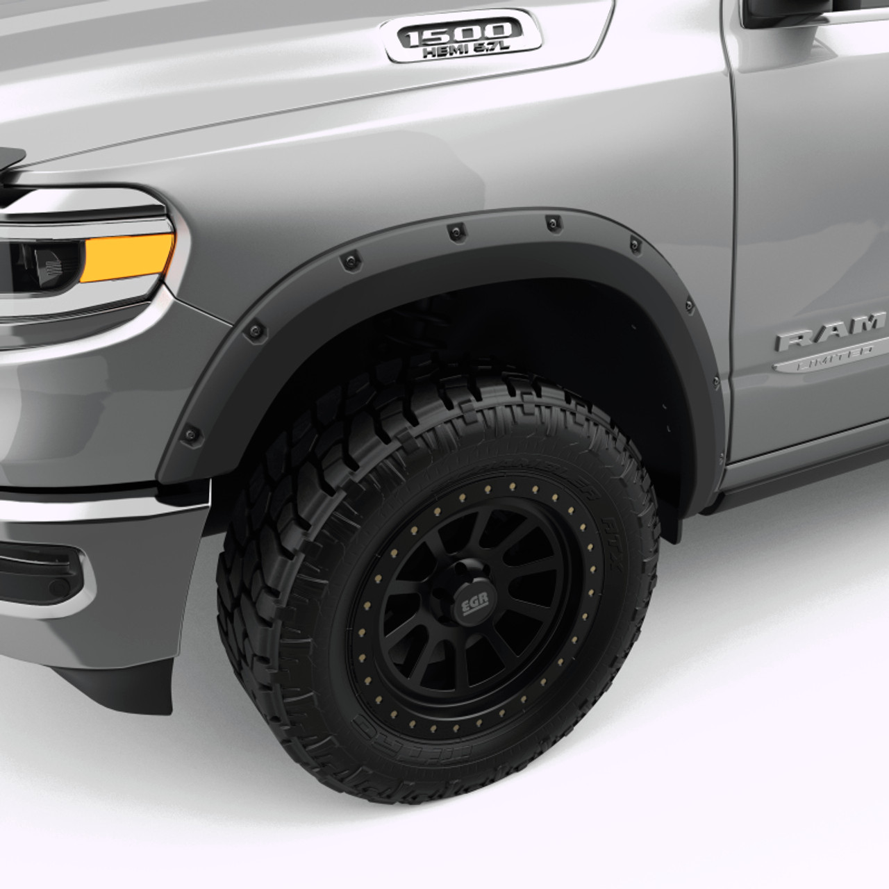 EGR 2019 RAM 1500 Bolt-On Style Fender Flares - Set - Black Matte - 792955
