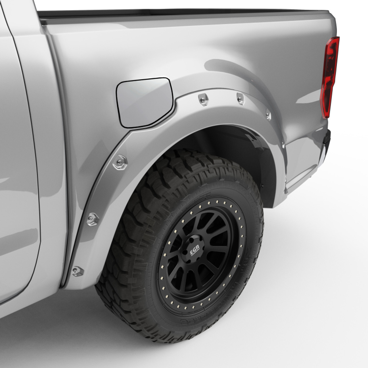 EGR 19-22 Ford Ranger Painted To Code Ingot Traditional Bolt-On Look Fender Flares Silver Set Of 4 - 793554-UX