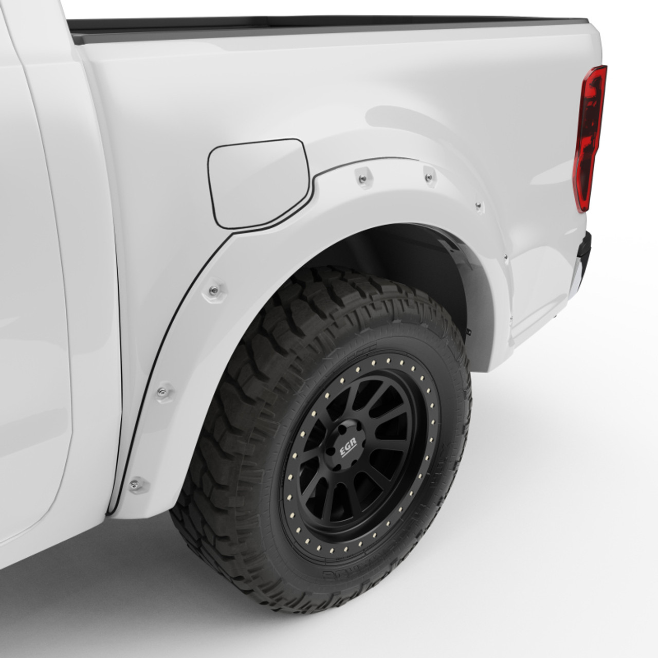 EGR 19-22 Ford Ranger Painted To Code Oxford Traditional Bolt-On Look Fender Flares White Set Of 4 - 793554-YZ