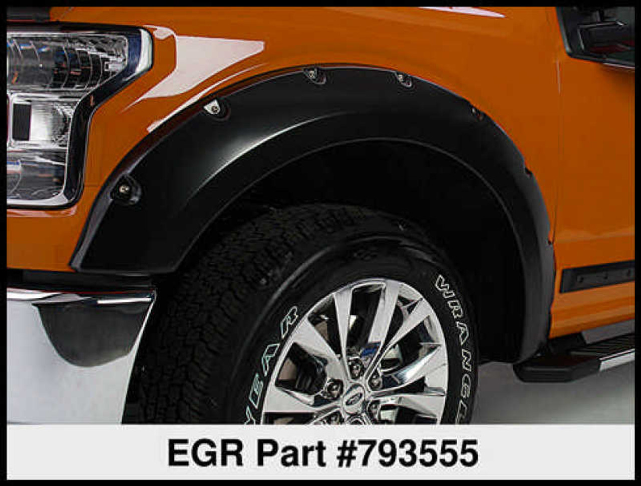 EGR 19-22 Ford Ranger Traditional Bolt-On Look Fender Flares With Black-Out Bolt Kit Set Of 4 - 793555