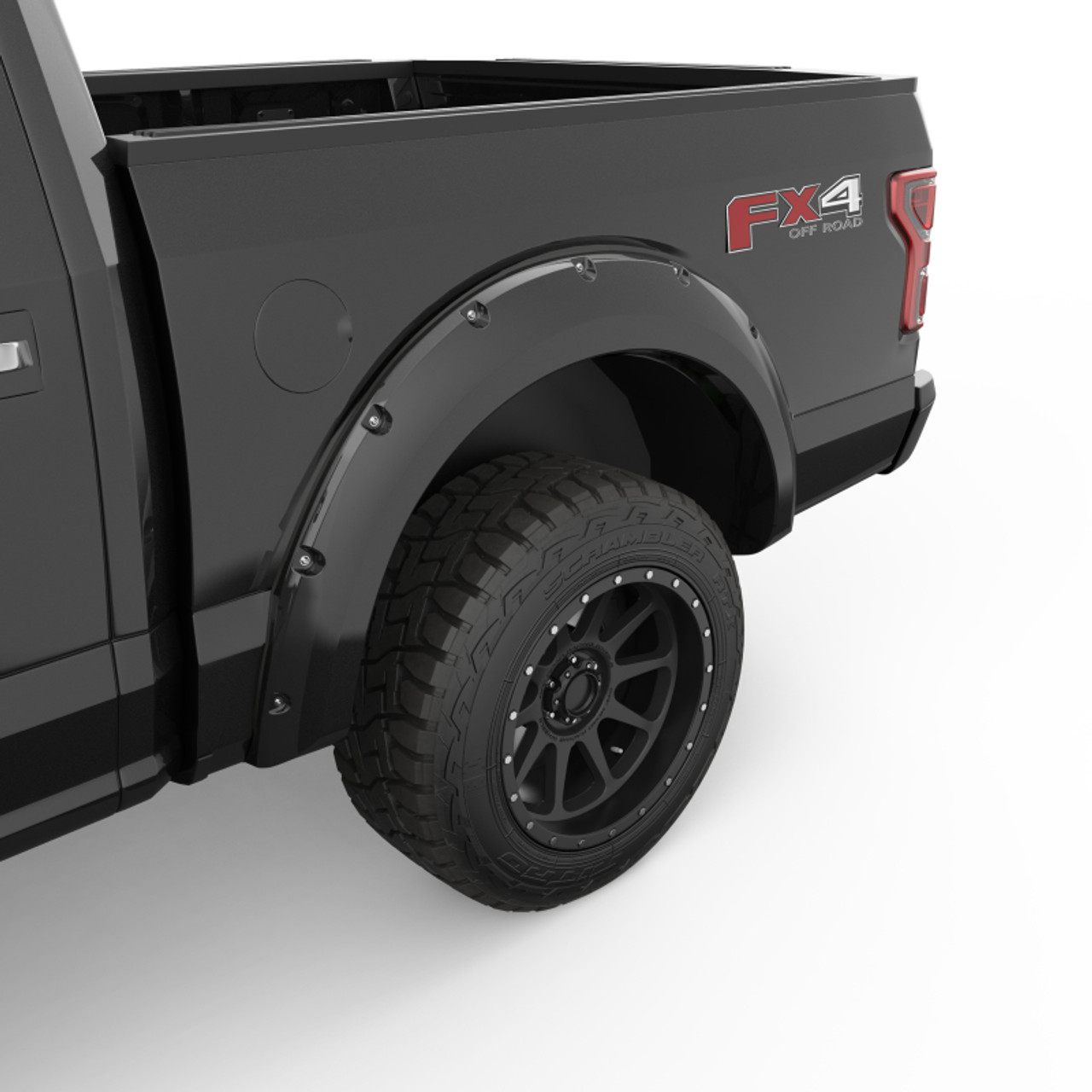 EGR 2018 Ford F150 Bolt-On Look Color Match Fender Flares - Set - Shadow Black - 793574-G1