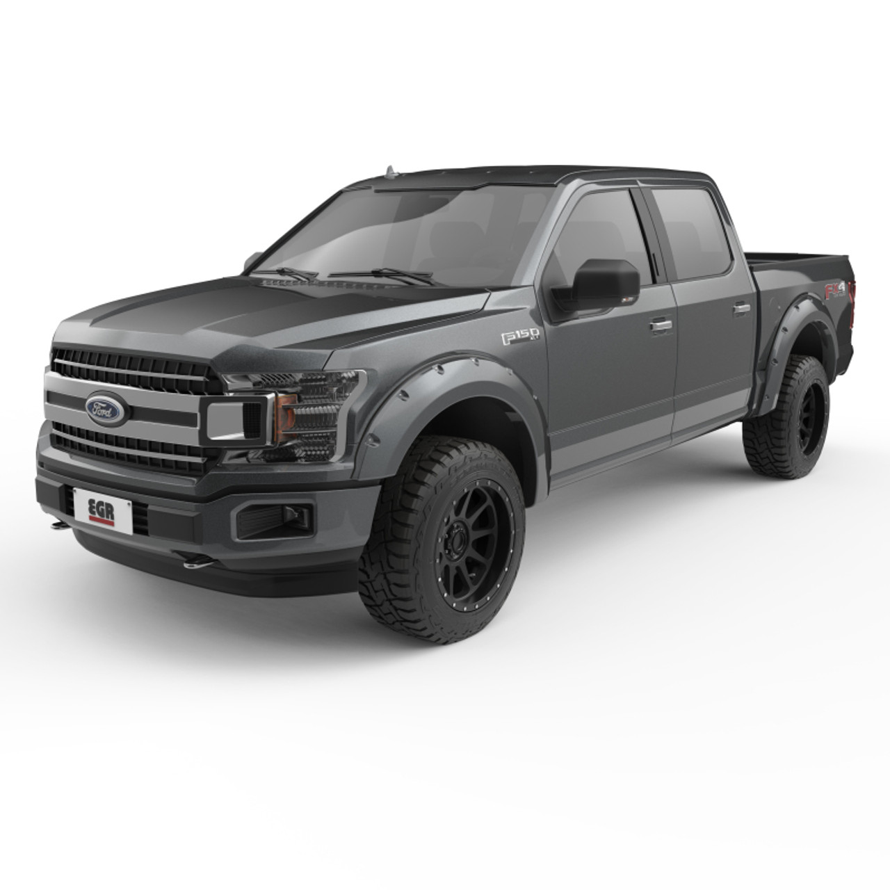 EGR 2018 Ford F150 Bolt-On Look Color Match Fender Flares - Set - Magnetic - 793574-J7