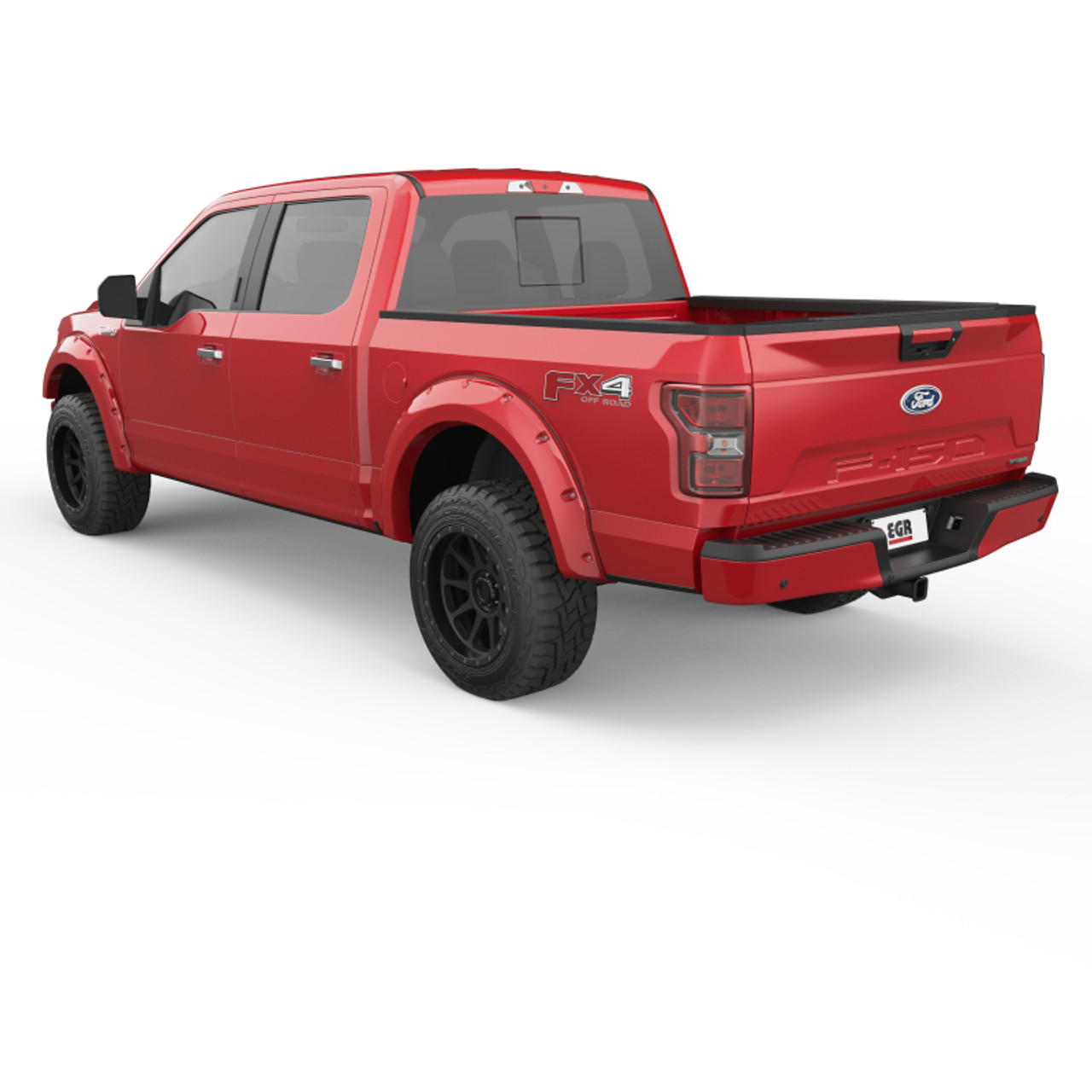 EGR 2018 Ford F150 Bolt-On Look Color Match Fender Flares - Set - Race Red - 793574-PQ