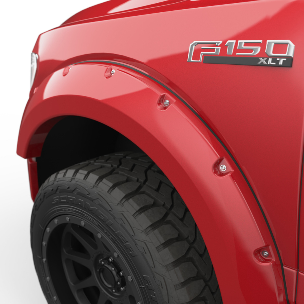 EGR 2018 Ford F150 Bolt-On Look Color Match Fender Flares - Set - Race Red - 793574-PQ