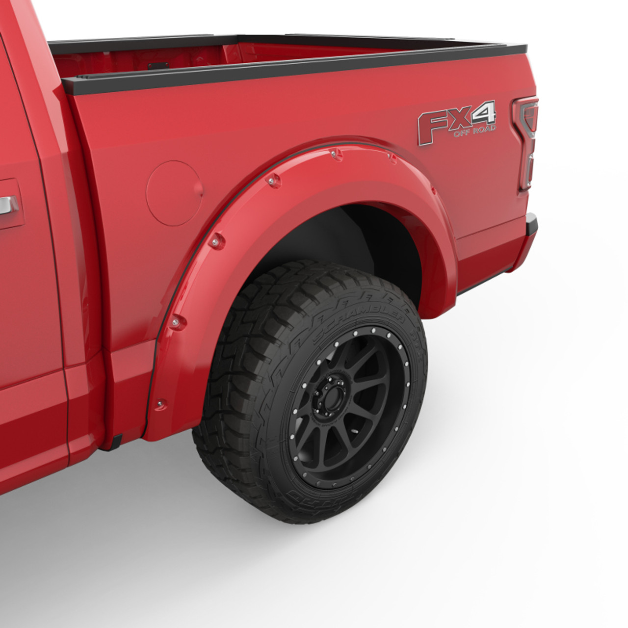 EGR 2018 Ford F150 Bolt-On Look Color Match Fender Flares - Set - Race Red - 793574-PQ