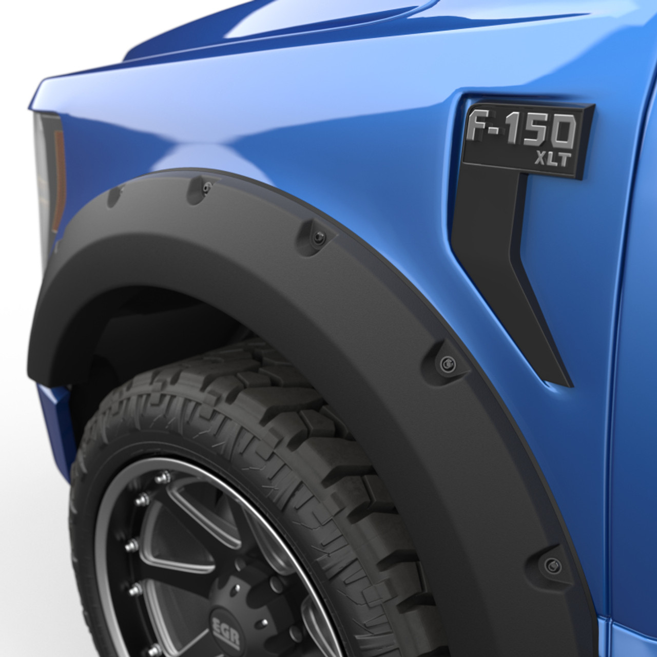 EGR 21-23 Ford F-150 Traditional Bolt-On Look Fender Flares w/ Black-Out Bolt Kit Set Of 4 - 793585