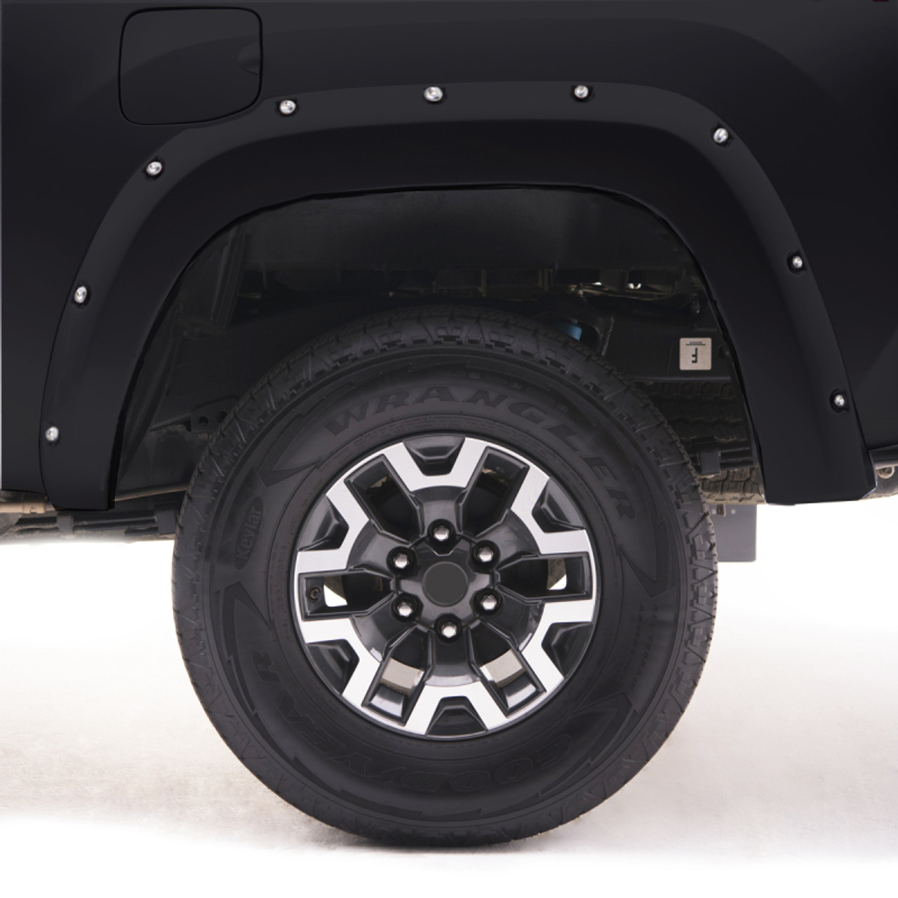 EGR 11-15 Ford Super Duty Bolt-On Look Color Match Fender Flares - Set - Carbon Black - 793814-G1