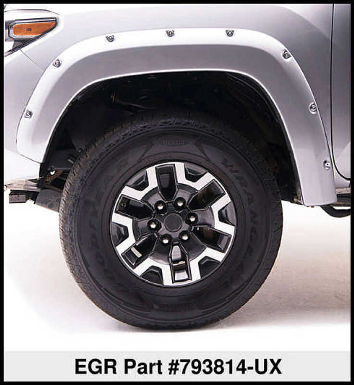 EGR 11-15 Ford Super Duty Bolt-On Look Color Match Fender Flares - Set - Ingot Silver - 793814-UX