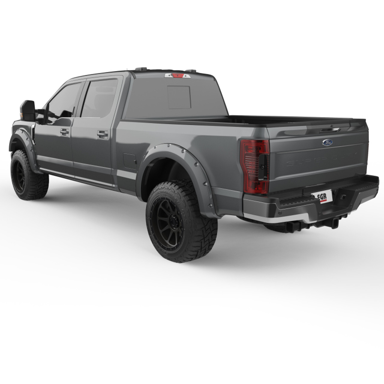 EGR 2017 Ford Super Duty Bolt-On Look Color Match Fender Flares - Set - Magnetic Metallic - 793914-J7