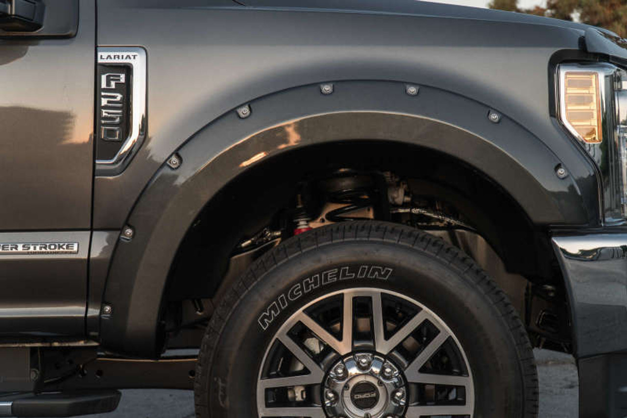 EGR 2017 Ford Super Duty Bolt-On Look Color Match Fender Flares - Set - Magnetic Metallic - 793914-J7