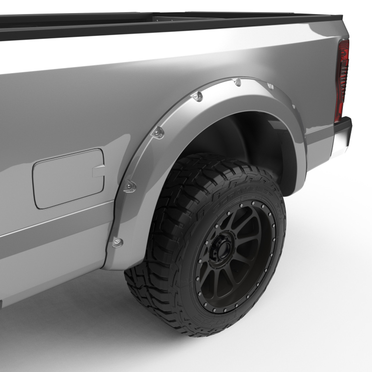 EGR 2017 Ford Super Duty Bolt-On Look Color Match Fender Flares - Set - Ingot Silver - 793914-UX