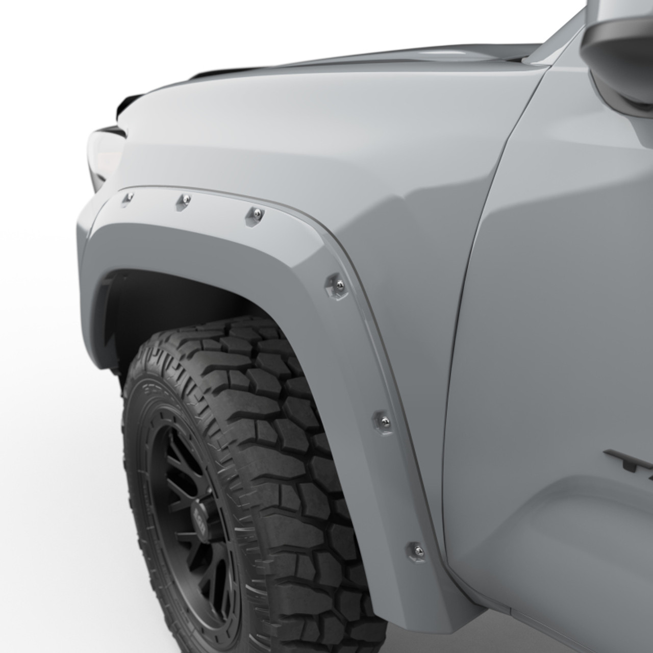 EGR 16+ Toyota Tacoma w/Mudflap Bolt-On Look Color Match Fender Flares - Set - MagneticGray - 795084-1G3