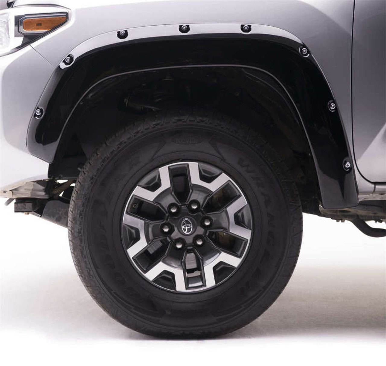 EGR 16+ Toyota Tacoma w/Mudflap Bolt-On Look Color Match Fender Flares - Set - Black - 795084-202