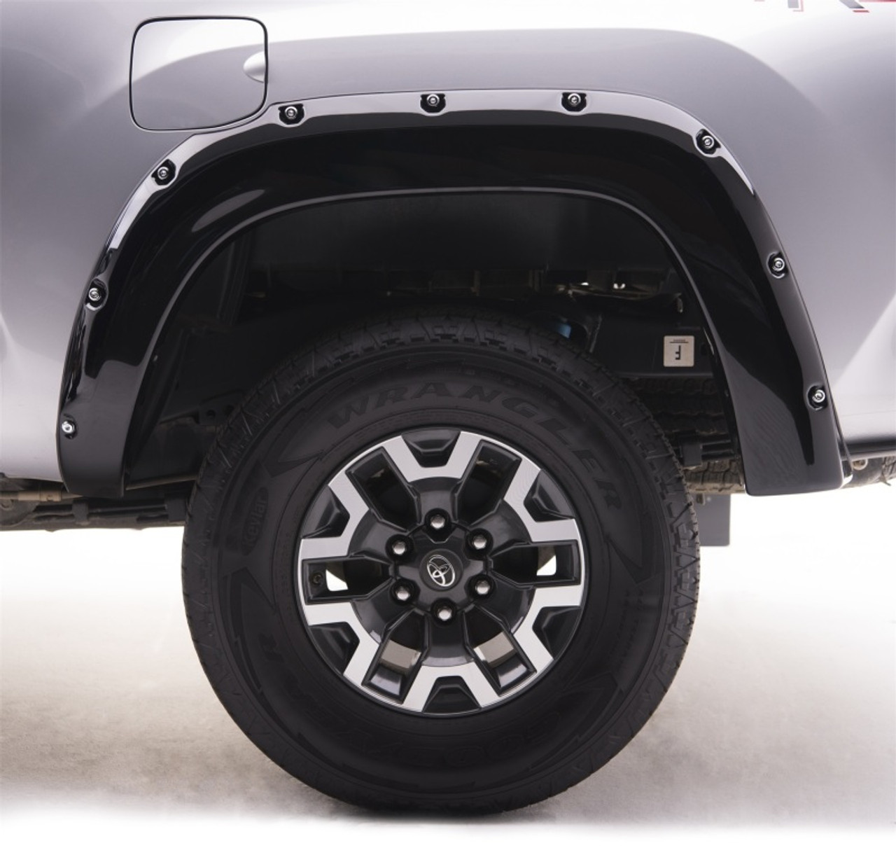 EGR 16+ Toyota Tacoma w/Mudflap Bolt-On Look Color Match Fender Flares - Set - Black - 795084-202