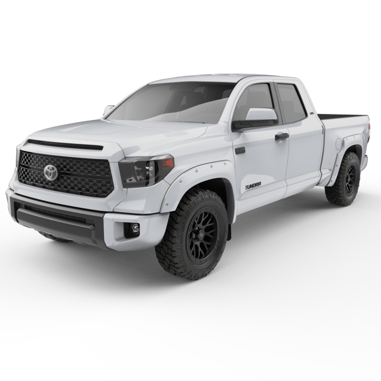 EGR 14+ Toyota Tundra Bolt-On Look Color Match Fender Flares - Set - Color MatchSuper White - 795494-040