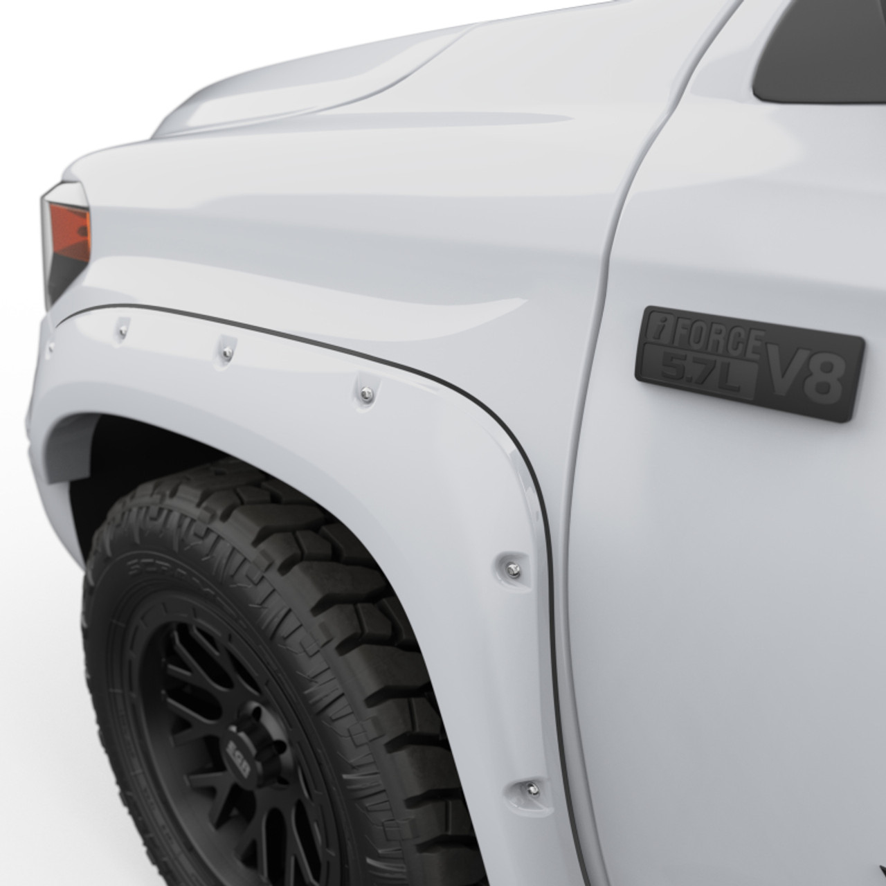 EGR 14+ Toyota Tundra Bolt-On Look Color Match Fender Flares - Set - Color MatchSuper White - 795494-040