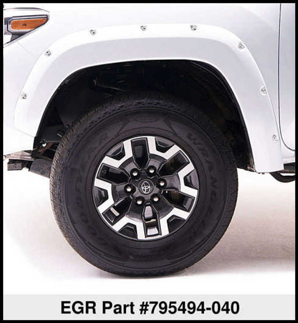 EGR 14+ Toyota Tundra Bolt-On Look Color Match Fender Flares - Set - Color MatchSuper White - 795494-040