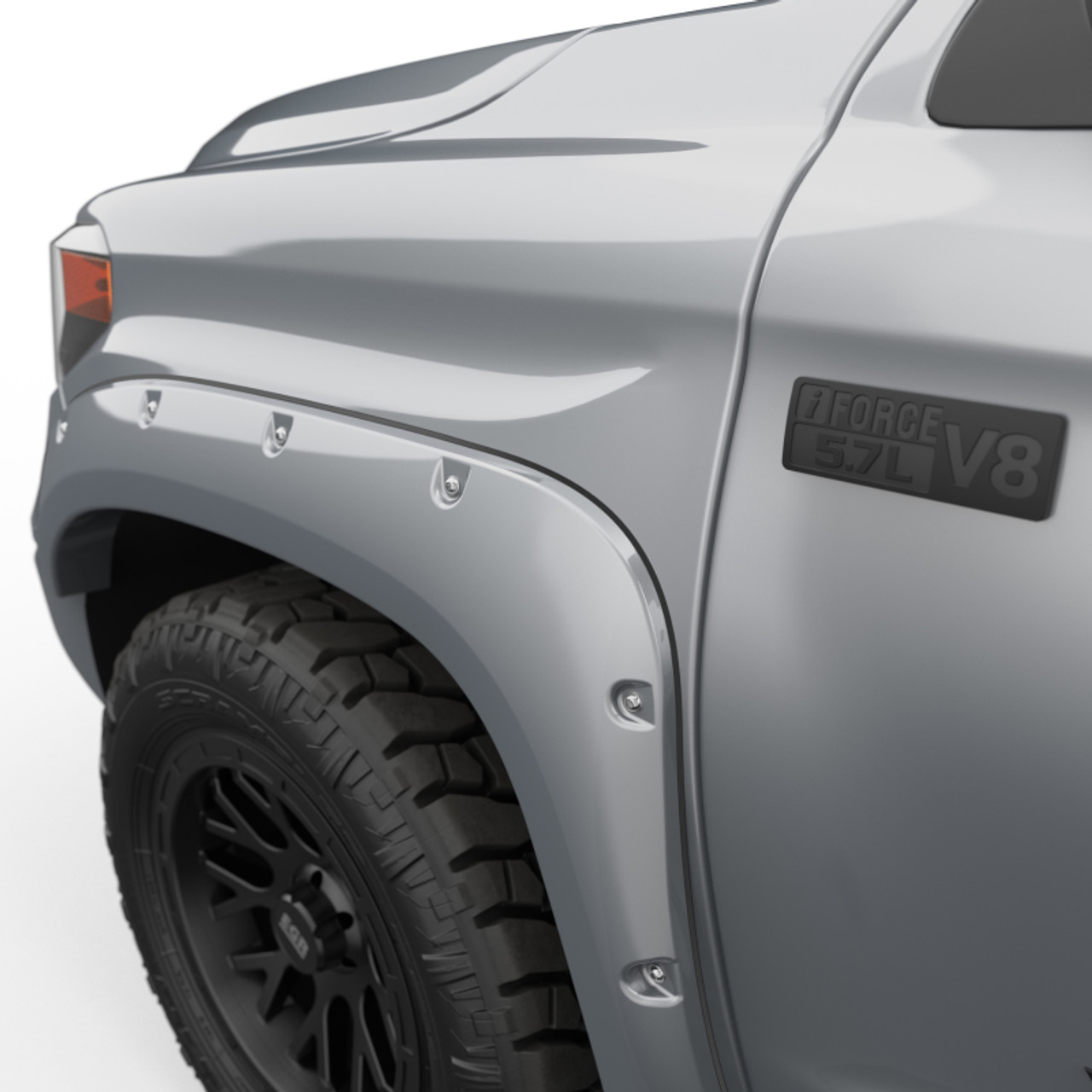 EGR 14+ Toyota Tundra Bolt-On Look Color Match Fender Flares - Set - Silver Sky - 795494-1D6